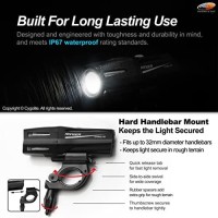 Cygolite Ranger - 1,400 Lumen Bike Light - 5 Night & 3 Daytime Modes - Compact & Durable - Ip67 Waterproof - Secured Hard Mount - Usb Rechargeable Headlight - For Road, Mountain, Commuter Bicycles