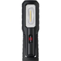 Brennenstuhl Hl Battery Hand Torch For Outdoor Use With 8 Smd (700 + 100 Lumens, Includes Usb Charging Cable, Up To 10 Hours Time, Led Work Light With Magnets And Hooks, Ip54), Black