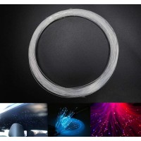 Azimom Pmma Plastic End Glow Fiber Optic Cable 1Mm(0.04In) 50M(164Ft)/Roll For Star Sky Ceiling All Kind Led Light Engine Driver Source