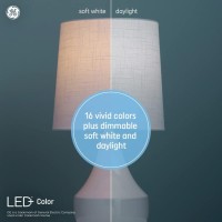 Ge Led+ Color Changing Led Light Bulbs With Remote, 9.5W, No App Or Wi-Fi Required, A19 (1 Pack)