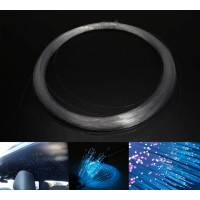 Azimom Pmma Plastic End Glow Fiber Optic Cable 0.5Mm(0.02In) 100M(328Ft)/Roll For Star Sky Ceiling All Kind Led Light Engine Driver Source