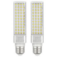 Necgemlex Led Plant Grow Bulbs For Grow Light For Indoor Plants, Sun Light, 44 Leds Of 17W (50W Fluorescent Bulbs Equivalent), 2 Pack