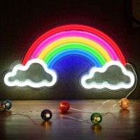 Neon Rainbow Light, Festival Led Wall Decor Light Art Neon Light Sign For Home Decoration,Bedroom, Lounge, Office, Wedding, Christmas, Valentine? Day Party Powered By Usb