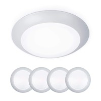 Wac Lighting Disc 6In Led Energy Star Flush Mount Retrofit Kit 3000K In White Pack Of 4