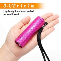 Everbrite 30-Pack Mini Flashlight Set, Aluminum Led Handheld Torches With Lanyard, Assorted Colors, 90 Batteries Included For Party Favors, Night Reading, Camping, Power Outage, Gift To Halloween