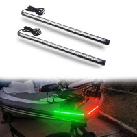 Boaton Marine Boat Navigation Lights, Night Fishing Lights, No Drilling Install Boat Bow Lights Boat Running Lights For Pontoon Boat Bass Boat Jon Boat Jet Ski Kayak