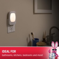 Energizer 4-In-1 Led Power Failure Night Light, 2 Pack, Plug-In, Light Sensing, Auto On/Off, Foldable Plug, Soft White, Emergency Flashlight, Tabletop Light, Hurricane, Storm, Tornado, 46473