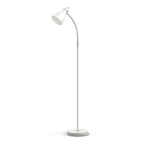 Lepower Metal Floor Lamp, Adjustable Goose Neck Standing Lamp With Heavy Metal Based, E26 Lamp Base, Torchiere Light For Living Room, Bedroom, Study Room And Office