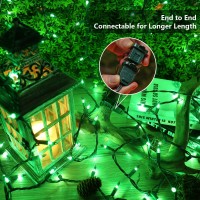 Brizlabs Green Christmas Lights, 69.6Ft 300 Count Christmas Light Set, Connectable Incandescent Mini Lights, 120V Ul Listed String Lights For Xmas St. Patrick'S Day Indoor Outdoor Party Garden Decor