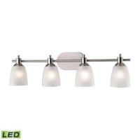 Jackson 4-Light Bath Bar In Brushed Nickel