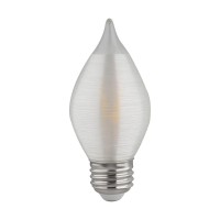 Satco S23413 Medium Light Bulb In White Finish, Spun