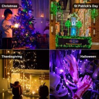 Yozatia Battery Operated And Usb Powered String Lights, 26Ft 80Led Fairy Lights, Waterproof Multicolor Changing String Lights With Remote Control For Indoor Outdoor Bedroom Party Christmas, 16 Colors.