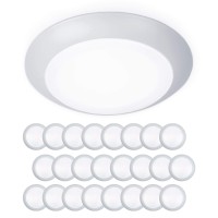 Wac Lighting Disc 6In Led Energy Star Flush Mount Retrofit Kit 3000K In White Pack Of 24