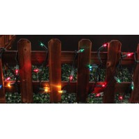 Lamphome Christmas String Light,100 Count Incandescent Mini String Light In 21.6Ft,Indoor/Outdoor 120V Ul Certified Mini Light For Christmas,Wedding,Patio Lawn,Home,Garden,Party,Store (Multi-Colored)