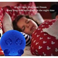 3 In 1 3D Night Light For Girls Kids Unicorn&Butterfly&Expression 3D Lamp Christmas Gifts Bjyhiyh 16 Colors Changing +Dimmable Led Nightlight