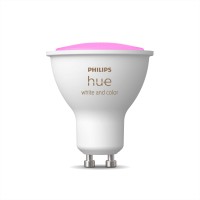 Philips Hue White & Color Ambiance Led Smart Gu10 Bulb, Bluetooth & Zigbee Compatible (Hue Hub Optional), Voice Activated With Alexa, 1 Bulb