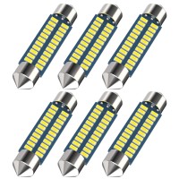 Serundo Auto 42mm 165in LED Car Bulb can replace 2112 2122 2112 2122 2142 560 569 or 578nbspetc3nbsptimes the amount of light output compared to halogen bulb but requires only 13 of the power consumption Best value in the market nbspSpecificationsSize Len