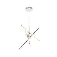 Sonya 3 Light Polished Nickel Pendant