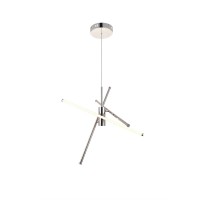 Sonya 3 Light Polished Nickel Pendant