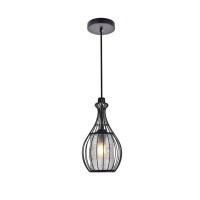 Miya 1 Light Black Pendant