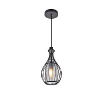 Miya 1 Light Black Pendant