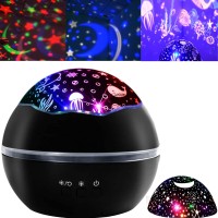 Night Light For Kids Star Projector Fun Gift For Children Boy Girl Men Women Baby Sleeping Lamp Projector For Toddlers Bedroom C