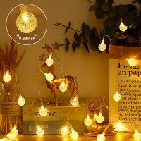 Tasodin 33 Ft 80 Led Mini Globe Indoor String Lights Battery Operated 8 Modes With Remote Decorative Bedroom Room Dorm Yard Wat