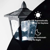 Chason Solar Post Lights Outdoor,Post Lantern With Mount Base,Waterproof Post Cap Light For Fence Deck, Garden,Landscape, 4Ͽ