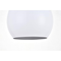 Nora 1 Light White Pendant