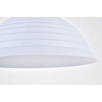 Circa 1 Light White Pendant