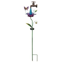 Regal Art & Gift Waterdrop Solar Stake - Butterfly