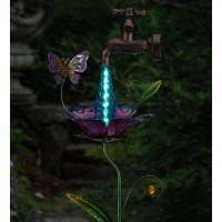 Regal Art & Gift Waterdrop Solar Stake - Butterfly