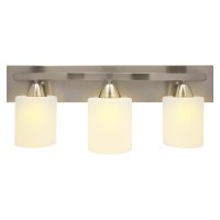 Dorence Bathroom Vanity Light Fixture Interior Bathroom Lighting Bar With Modern Milk Glass Shade Bathroom Lights Over Mirro