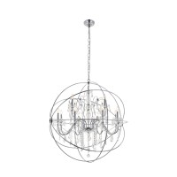 Cordelia 12 Light Chrome Crystal Pendant