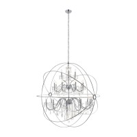 Cordelia 24 Light Chrome Crystal Pendant