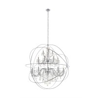 Cordelia 24 Light Chrome Crystal Pendant