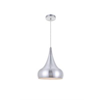 Circa 1 Light Burnished Nickel Pendant