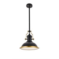 Eamon 1 Light Matte Black Pendant