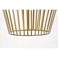 Ronnie 1 Light Brass Pendant