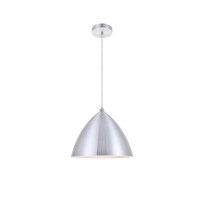 Kenneth 1 Light Burnished Nickel Pendant