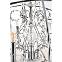 Cordelia 8 Light Chrome Crystal Pendant