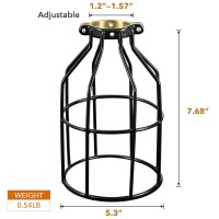 DescriptionDo not let your bulbs stand alone It is fragile and unsafe Guard it with this bulb cage With this bulb cover your bulb will have a brandnew classy look in your room It will help your bulbs from wind damage Most important of all it is more safet