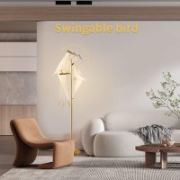 More Change Morechange 72In Modern Led Floor Lamp Bird Floor Light Gold Metal Fixtures For Living Room Bedroom Dinning Room Off