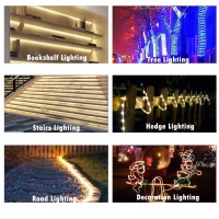 Specs 1 Total Length 50 Foot 2 LED Bulbs540 3 Beam Angle 45 4 LED Quantity36 LEDSm 5 LED Bulb Spacing1 6 Tube Diameter 10mm 7 Voltage110V 8 Working Temperature 2060C 9 Lifespan about 50000h Feature 1 Brand new and high quality 2 Extremely flexible clear P