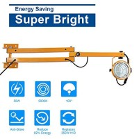 Findady Led Loading Dock Light With Swing Arm,Mounting Arm Heavy Duty Steel Dock Light 40Inch Arm, 360Ͽ