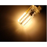 Gy6.35 Led Light Bulbs 3W(Equivalent T4 Jc Type 25W-30W Halogen Replacement) Warm White 3000K Led Corn Bulbs For Landscape Under Cabinet Lighting,G6.35 Gy6.35 Bi-Pin Base,48 Led 3014Smd,4 Pack