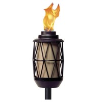 Tiki 1119011 Modern Metal Torch, Bronze