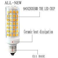 E11 Led Bulb 100W Equivalent Dimmable,Warm White Pack Of 2