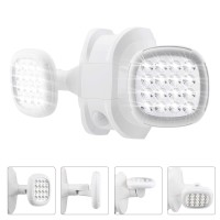 Biglight Motion Sensor Light Outdoor Battery Operated, Ip65 Waterproof Wireless Outdoor Security Flood Light Sensor Auto On Off For Porch , Patio, Stairs Garage, 6000K White (1Pack)