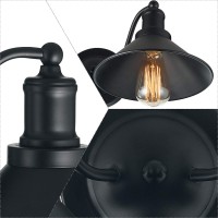 Ic Instant Coach 2-Light Bathroom Vanity Light Wall Sconce Industrial Kitchen Bathroom Farmhouse Wall Lighting Oil Rubbed Black Finish Rustic Wall Lamp